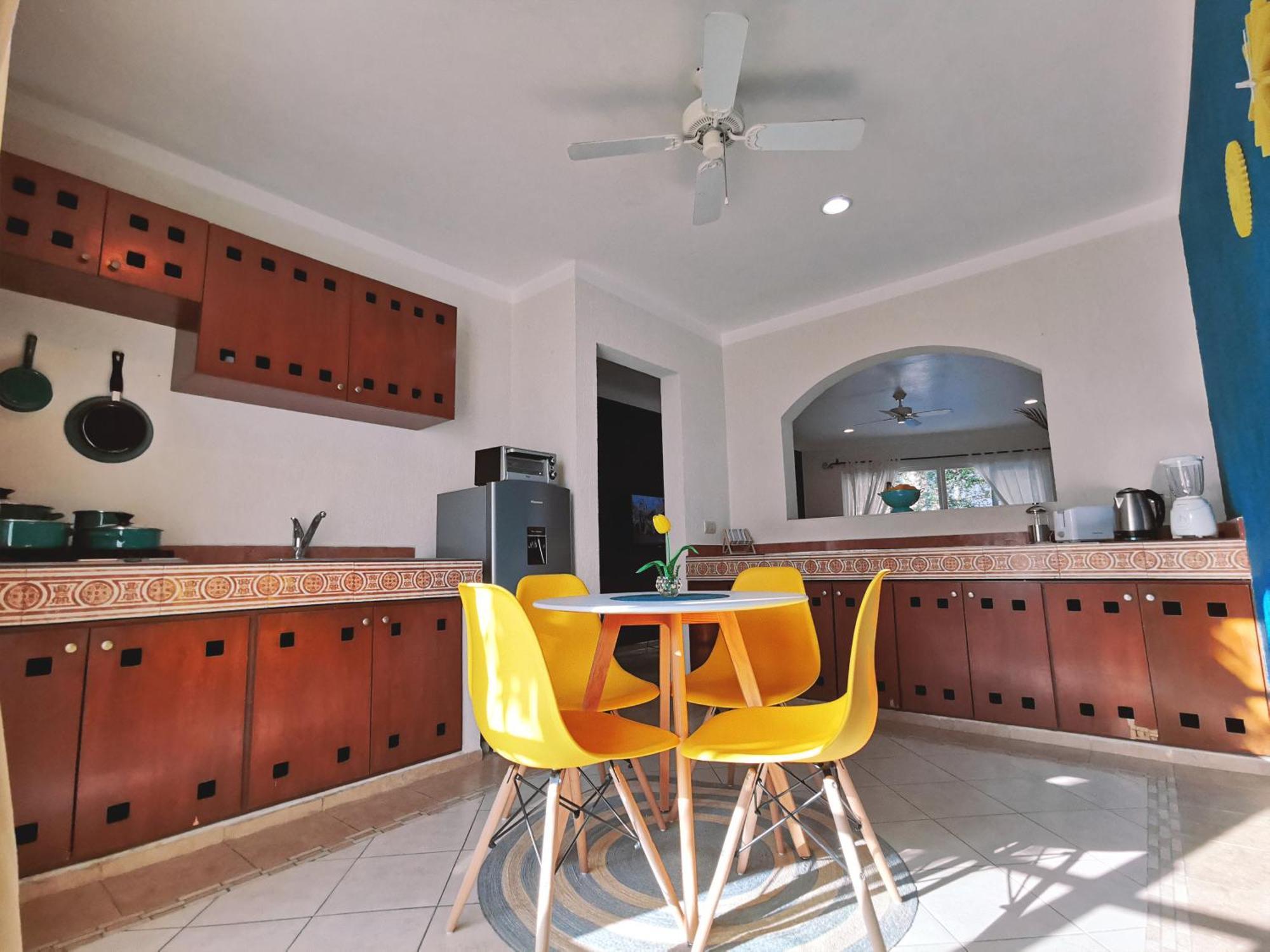 Beautiful & Cozy Near Beach Apartment Pool & Kingsize Bed 坎昆 客房 照片