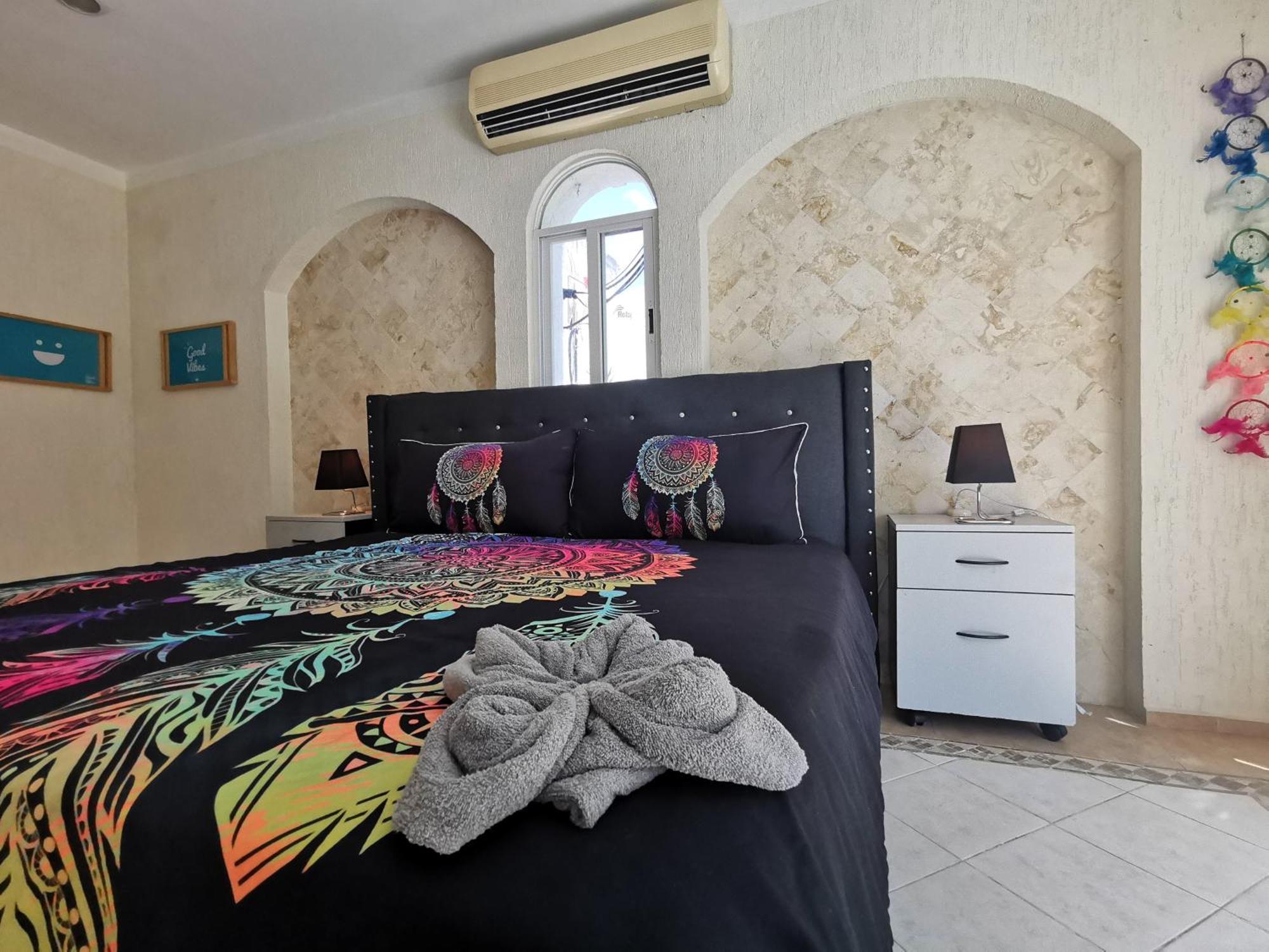 Beautiful & Cozy Near Beach Apartment Pool & Kingsize Bed 坎昆 客房 照片